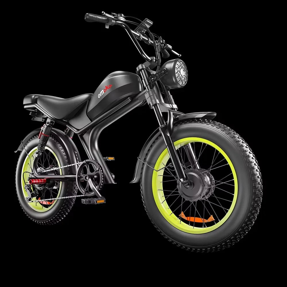 Model C93 2000W Dual Motor 48V 23AH Lithium Battery Adult Electric Bike