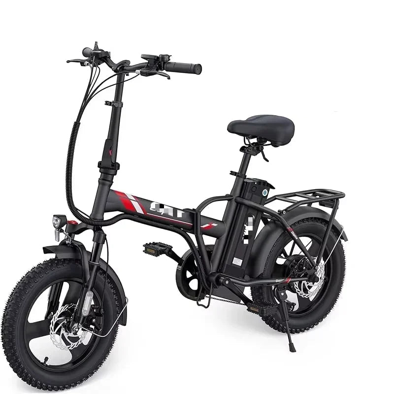 16" x 3.0 Fat Tire Bike, 350W Folding Electric Bicycle