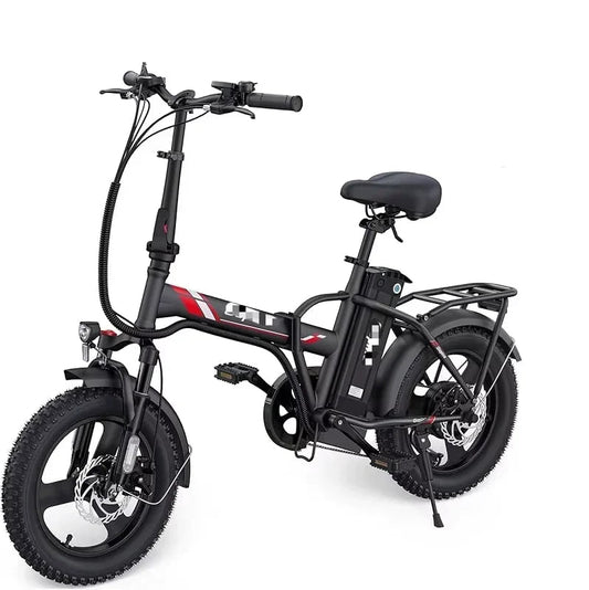 16" x 3.0 Fat Tire Bike, 350W Folding Electric Bicycle